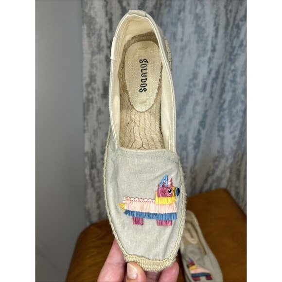 Soludos Espadrille Smoking Slipper Size 7 Pinata Summer Vacation Slip On - Picture 2 of 11